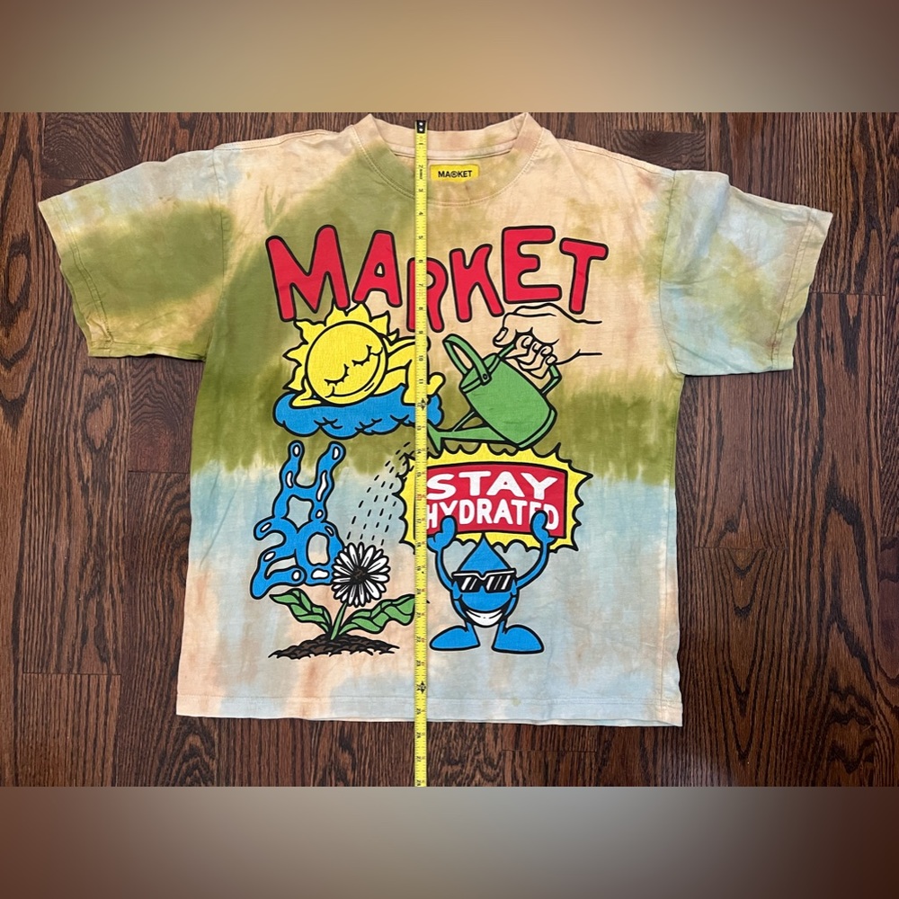 Vintage Chinatown Market Stay Hydrated Baggy Tie Dye Tee Grail Shirt Men Medium - Picture 6 of 6